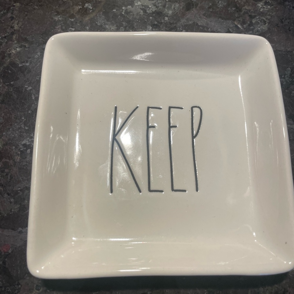 White Square small trinket tray